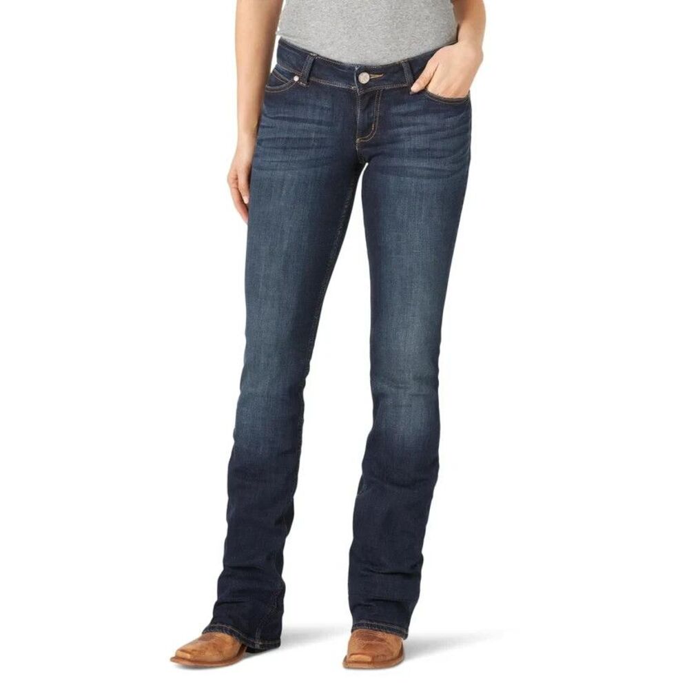 Wrangler 07MWZGS Sadie Low Rise Bootcut Jeans  Size 11/12  Western  Cowgirl